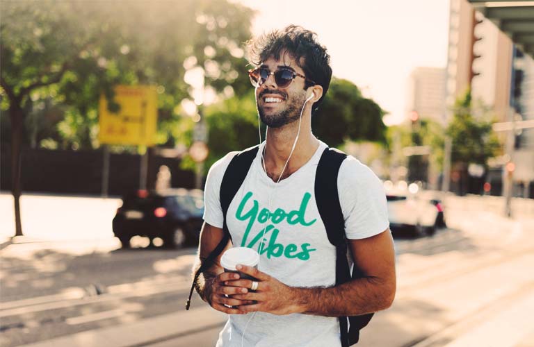 Herren T-Shirt mit Gestaltung